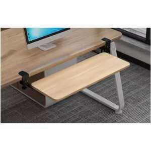 슬라이딩 키보드 받침대 책상 무타공 탈부착 레일형 거치대