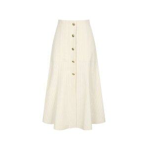 갤러리아 메탈 버튼 코듀로이 스커트(GNAA0SKR21)*