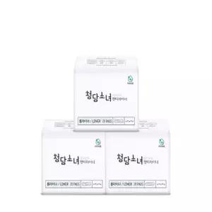 청담소녀 오리지널 대나무탑시트 생리대 팬티라이너 롱 20px3팩