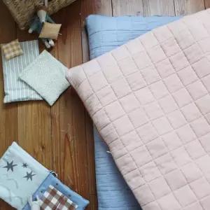 갤러리아 [리틀아카이브][크레므앙팡] 윙클 목화 워싱 토퍼 J(80X140)