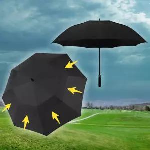 특대형 이중 방풍 강풍 장우산 답례품 원터치 휴대용 의전용 접이식 골프 튼튼한 대형 우산 커버