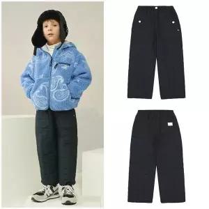 빈 BY71PT01NV 네이비 패딩 누빔팬츠