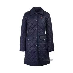 [롯데백화점]폴로랄프로렌 FW24 여성 포니 퀼팅 롱 패딩자켓 211940997 001