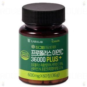 랩온랩 더 그린 프리미엄 프로폴리스 아연C 36000 플러스 60정 x 36g 1개