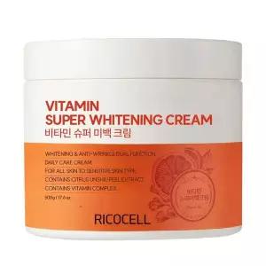 [NS홈쇼핑]리코셀 비타민 10종 슈퍼 미백 크림 500g 저자극 미백 화이트닝 톤업 주름개선 대..[34696085]