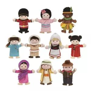 매직캐슬 손인형 세계여러나라10종 1P 학습교구