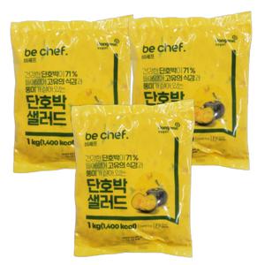 동원 비셰프 단호박 샐러드 1kg , 3개