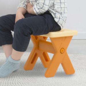 경량 유아용 스툴 아동 의자 등받이없는 식탁의자