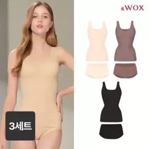 앤왁스 배쏙 쉐이퍼 팬티 웜히트 런닝형 3세트 여성 보정속옷