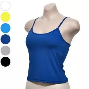 크롭 다양한 끈나시 탑 베이직 쿨론소재 컬러 스킨센 (WFH2J1V)