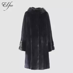 [진도 엘페](의정부점)[진도 Elfee] 풀스킨 휘메일 밍크 후드 롱코트(E8W3EC14)