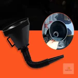 두루픽 휴대용 주유 깔대기 자바라 셀프 급유 엔진오일 워셔액 냉각수 자바라깔때기 주유기 오일주입기