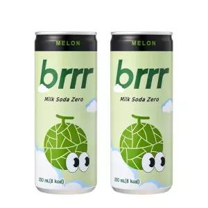부르르 밀크소다제로 메론 250ml X 30캔 소비기한 26년 2월