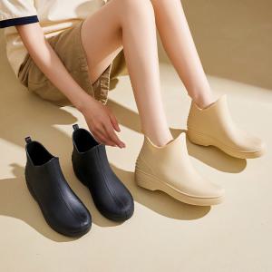 커브레인부츠 방수부츠 여성 장마신발 숏 미들 클래식 패션장화 미끄럼방지 방수신발