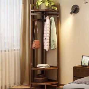코너 행거 원목 수납 옷방 원룸 틈새행거 인테리어