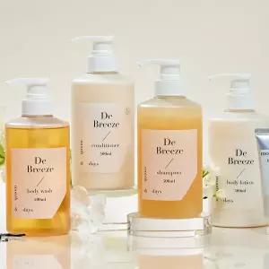 먼스앤데이즈 디 브리즈 풀패키지(샴푸 500ml +컨디셔너 500ml +바디워시 500ml +바디로션)