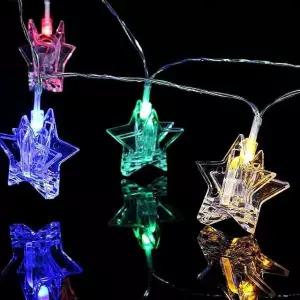 LED줄전구 별모양 40구 6M 컨셉 가랜드 점멸 핼로윈 (WFHK5TH)