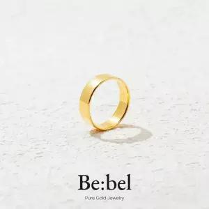 순금반지 3.75g 24k 남자 여자 링 디자인 평 유광 비벨 한돈 1돈