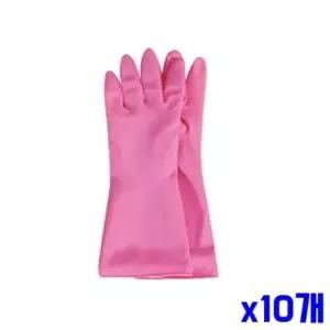 질긴 고무장갑 소 주방용품 x10개 주방잡화 생활용품