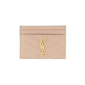 [생로랑] 생로랑 423291 BOW01 2721 카산드라 모노그램 마틀라세 금장 카드지갑