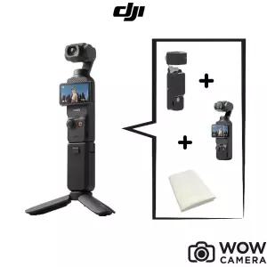 DJI Osmo Pocket 3 크리에이터 콤보 (실리콘케이스 +액정상하강화필름 +극세사융 세트) WOW