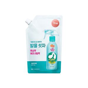 온더바디 코튼풋 발을씻자 풋샴푸 리필 500ml  1개 세정력