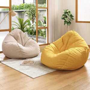 가성비 빈백 소파 발받침 1인용 편안한 쿠션 원룸 자취방 간이 체어