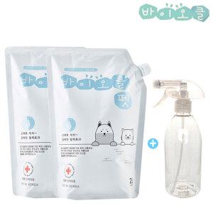 바이오클 펫 2리터x2개/리필 용기500m