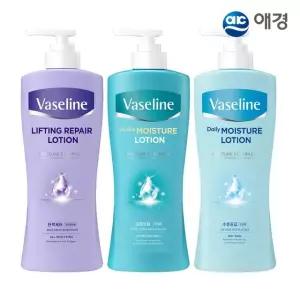 바세린 바디로션 450ml X 2개 (데일리모이스처/더블모이스처/리프팅리페어 택1)