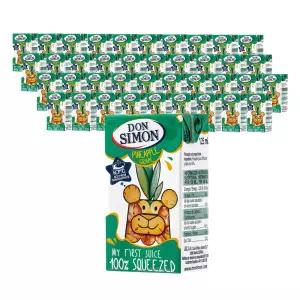 [돈시몬 공식] 100% NFC 착즙주스 파인애플포도 125ml x 40팩