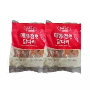 사세 매콤 점보 닭다리 1.3kg 2봉 바베큐/튀김/안주/날개