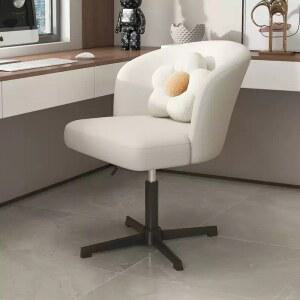 실 의자 화장대 네일샵 밀크티색 골드 메이크업의자 보조의자 화장대의자 암체어 거품