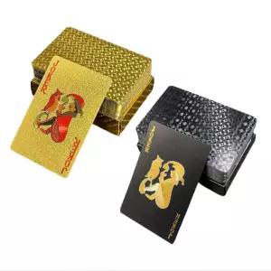 고급 골드 포커 카드 황금 카드놀이 트럼프카드 블랙 게임 홀덤카드