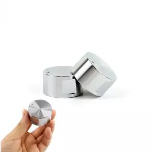 원통형 가스레인지 손잡이 렌지 노브 셀프 교체 부품 회전 실버 8mm