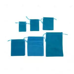 벨벳 주머니 스트링 파우치 복조리 복주머니 소품 포장 더스트백 보관 8개