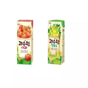과수원 사과 190ml x 24개 + 청포도 190ml x 24개
