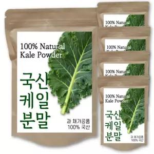 100% 국산 케일 가루 1kg(200gx5) 콜라드케일 분말 컬리케일 곱슬케일 분말
