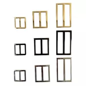 가방 왈자 조리개 고리 벨트 끈 조절 15mm 25mm 38mm 금속 연결 버클 부속 2p