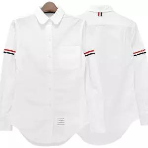 [명품] 25FW 여성 삼선 옥스포드 클래식 셔츠 화이트 FLL019E F0313 100