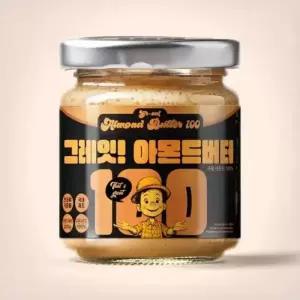 그레잇 아몬드버터 200g x 3병(즉시제조 100%무첨가)