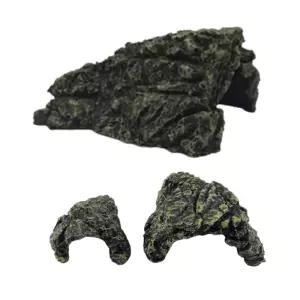 크레스티드 게코 돌모양 은신처 사육장꾸미기 도마뱀 거북이 파충류 크레 구피 물고기 어항