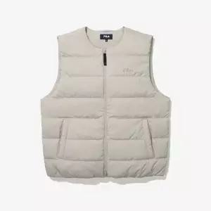 [휠라](광주신세계)[FILA] 베이직 경량 U넥 다운 베스트 (FS2DVG4101U_GRE)