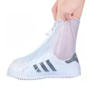 장마철 투명 비닐 장화 레인슈즈 신발 방수 커버(숏) 신발방수커버