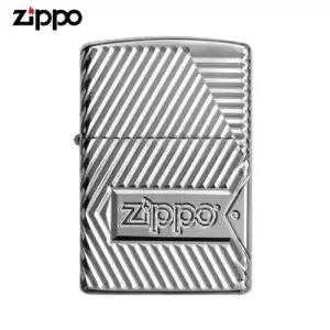 ZIPPO 라이터 아머 Armor 29672 Bolts Design 오일+심지+부싯돌 3종세트 포함