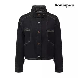 [보니스팍스](신세계 사우스시티)스티치 데님 크롭 자켓 (XP9JK004M0)