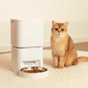 [디클펫] 강아지 고양이 스마트 분리세척 자동급식기 CT-330 급식기록 앱지원 밀폐형