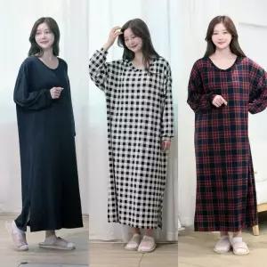 피치기모 오버핏 롱원피스 홈원피스 빅사이즈잠옷