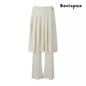 [보니스팍스](신세계 사우스시티)플리츠 레이어드 스커트 팬츠 (XP9PT017M0)