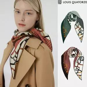 [루이까또즈] 프리미어 더블 울실크 마름모 스카프 2DSD808