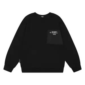 [에꼴리에] 남아 우븐 포켓 맨투맨 티셔츠 21D0731_BK